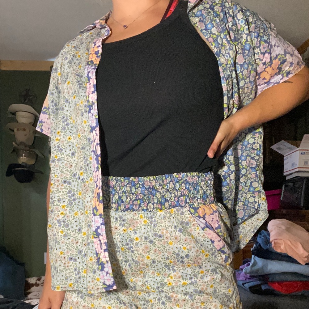 AE floral matching set